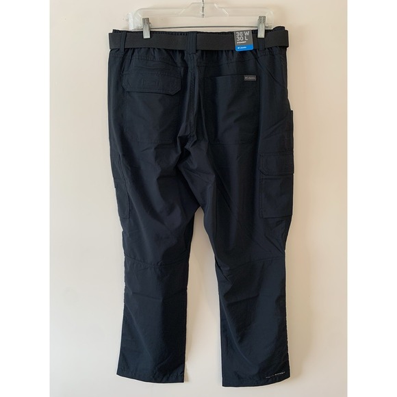 Columbia Men's Silver Ridge Omni-Shade Regular Fit Cargo Pants Size 36x30 Black - Picture 4 of 8